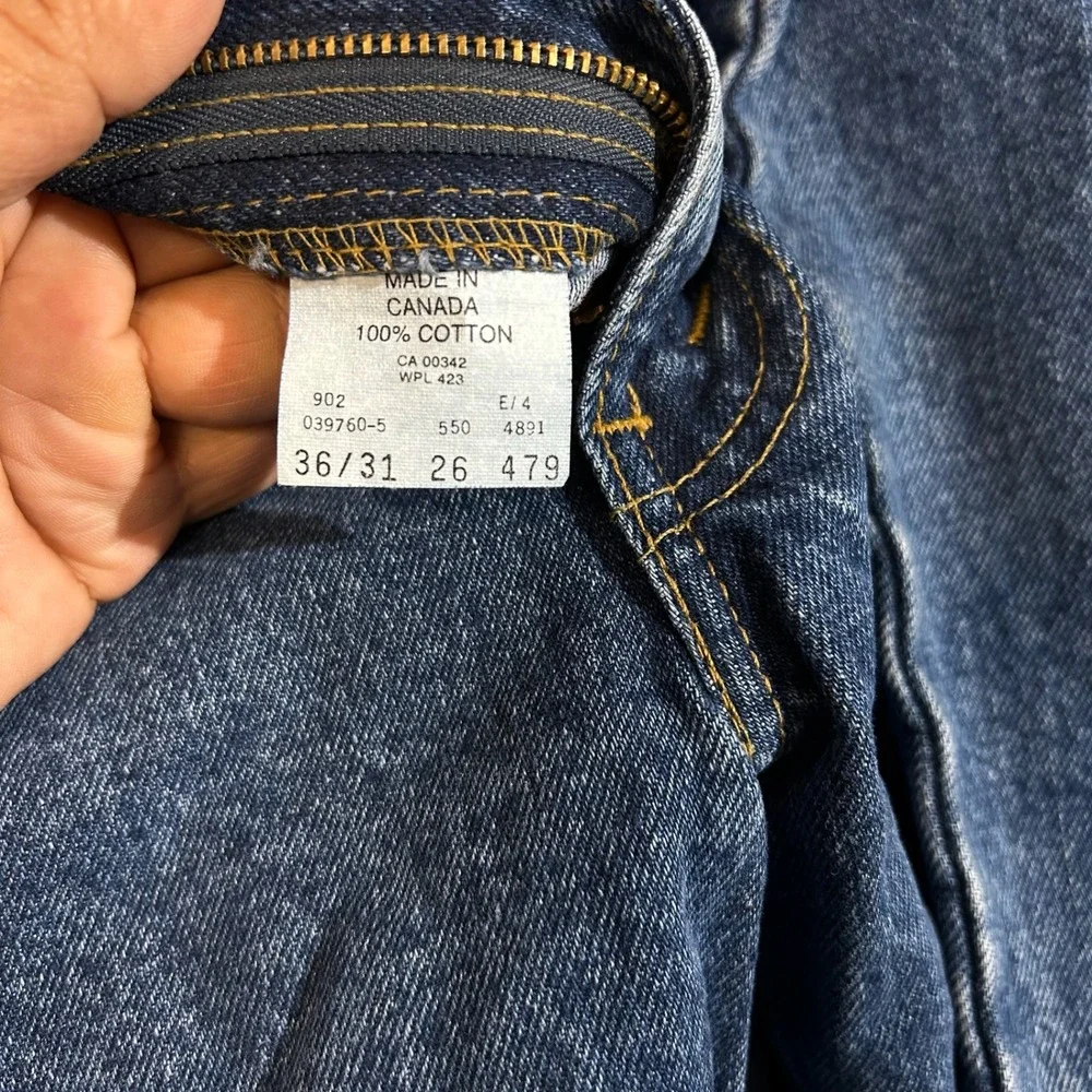 Levi's‎ 550 Vintage 90's Blue Relaxed Tapered Fit Denim Jeans Men's Size 36X31